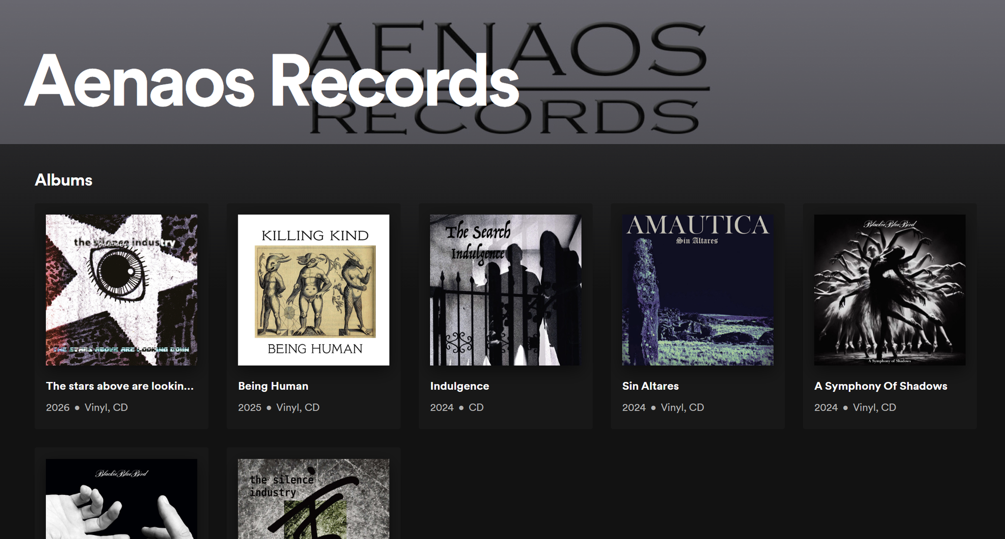 CD and Vinyl Reissues on demand